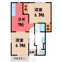 サニーコートの物件間取画像